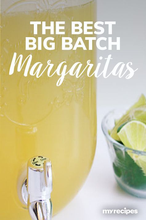 Margaritas, Batch Margaritas, Party Cocktails Big Batch, Easy Margarita Recipe, Margarita Party, Best Margarita Recipe, Easy Margarita, How To Make Margaritas, Batch Cocktails