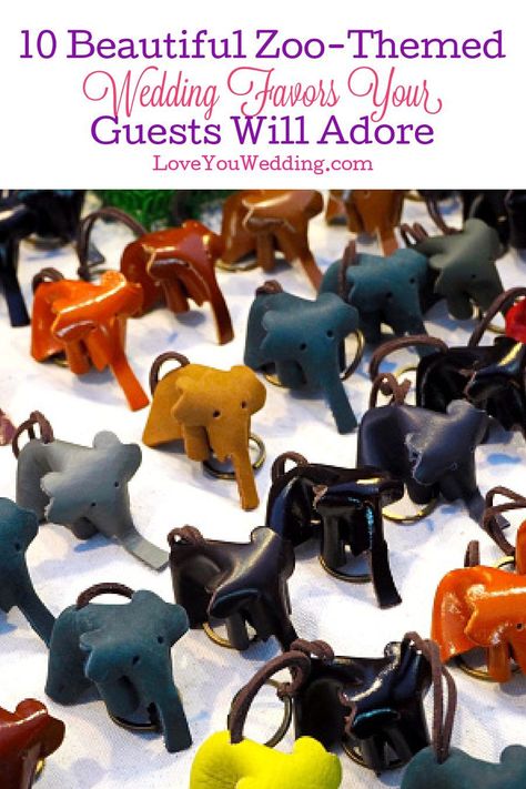 Looking for some cute zoo-themed wedding favors that your guests will adore? Check out these 10 fantastic (and affordable) options! African Wedding Favors, Zoo Wedding Ideas, Zoo Party Favors, Elephant Wedding Favors, Zoo Images, Lesbian Engagement Pictures, Elephant Party Favors, Animal Party Favors, Safari Wedding