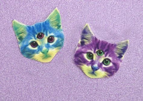 Patchwork, Putao, Cats Tumblr, Space Grunge, Pastel Grunge, Space Cat, Cat Pin, Silly Cats, Pics Art