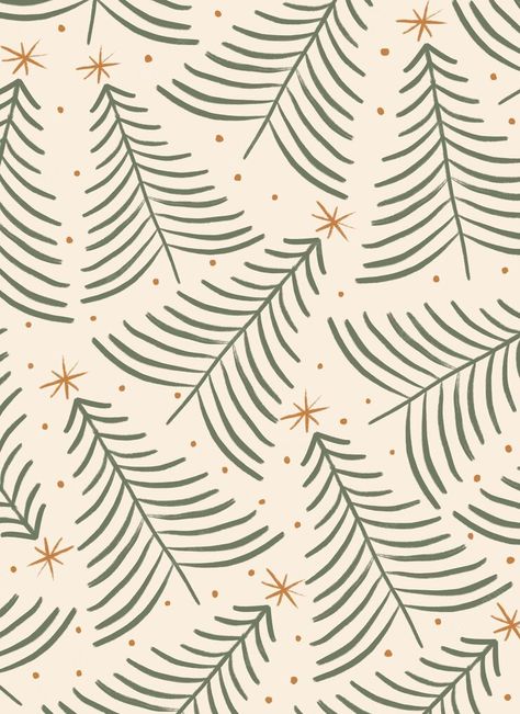 Christmas Patterns Design Prints, Christmas Tree Minimalist Simple, Christmas Art Minimalist, Christmas Pattern Paper, Christmas Pattern Illustration Design, Christmas Flower Pattern, Simple Christmas Pattern, Holiday Pattern Illustration, Winter Pattern Design