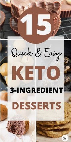 Keto Desserts Easy, Easy Cream Cheese Recipes, Desserts Easy Quick, 3 Ingredient Desserts, Keto Peanut Butter Cookies, Deserts Easy, Clean Dessert, Ketogenic Desserts, Almond Butter Cookies