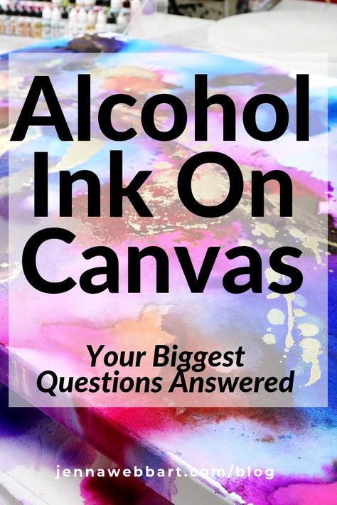 Alcohol Ink Art On Canvas, Alcohol Ink Tutorial, Alcohol Ink Techniques, Alcohol Ink On Canvas, Ink Tutorial, Experimental Drawing, Alcohol Ink Tiles, Alcohol Ink Glass, Homemade Alcohol