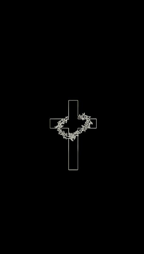 Cross Dark Aesthetic, Goth Christian Wallpaper, Black Cross Aesthetic, Phone Backgrounds Dark Black Iphone Wallpapers, Christian Wallpapers Black, Christian Wallpaper Aesthetic Night, Christian Watch Faces, God Cross Wallpaper, Cross Wallpaper Black