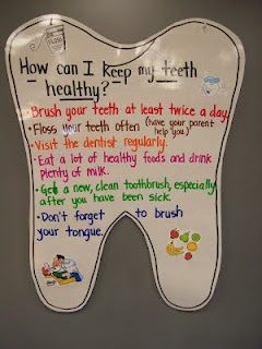 teeth anchor chart Dental Health Preschool Crafts, Dental Health Unit, Dental Health Week, Dental Health Preschool, Hygiene Activities, Dental Health Activities, Kesehatan Gigi, Dental Health Month, Health Unit