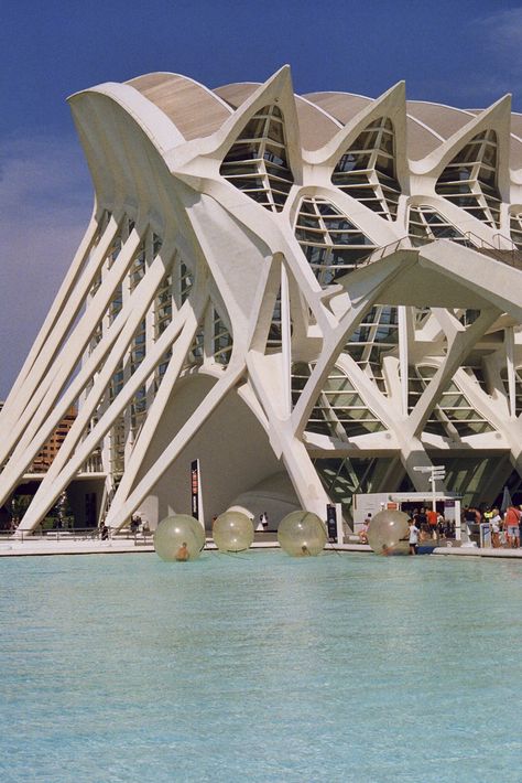 Santiago Calatrava, Santiago, Architecture Photomontage, World Expo 2020, Interesting Houses, Santiago Calatrava Architecture, Parametric Architecture, River Bed, Parametric Design