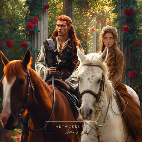 Tijana Radivojevic (@bookartby_amai) • Photos et vidéos Instagram Feyre In Spring Court, Lucien And Feyre, Feyre Lucien, Acomaf Rhysand, Acotar Feyre, Tam Lin, Spring Court, Roses Book, Feyre And Rhysand