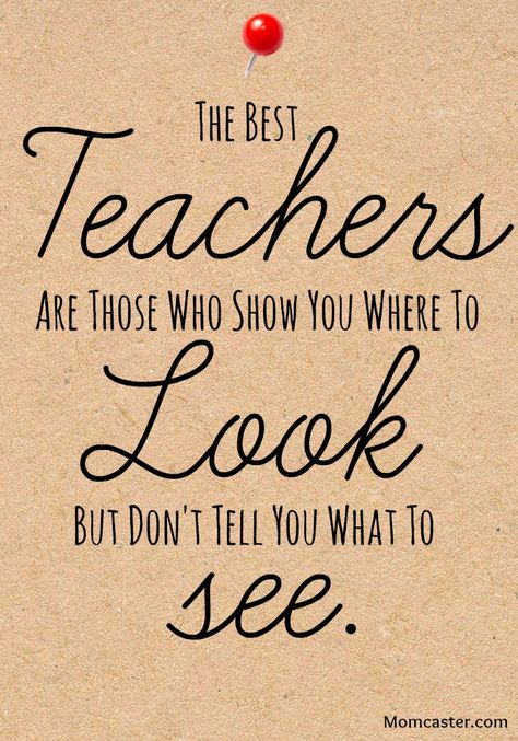 Classroom poster? But I'm hesitant to use it because it would make me seem like I think I'm the best kind of teacher... Teacher Appreciation Quotes, Teacher Motivation, Teacher Quotes Inspirational, Classroom Quotes, Teaching Quotes, 40th Quote, Fina Ord, Love Teacher, Appreciation Quotes