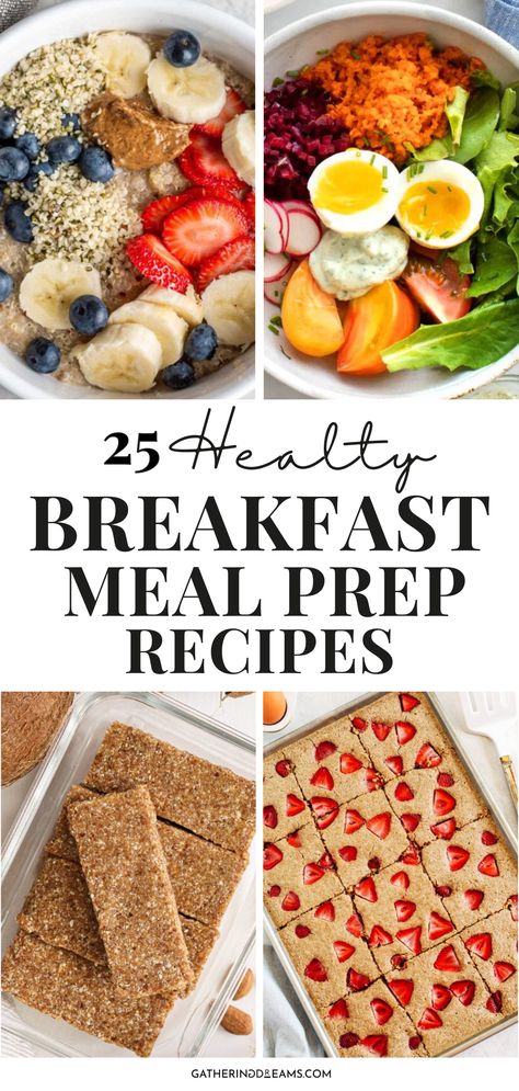 Healthy Breakfast To Take To Work, Easy Filling Breakfast On The Go, Healthy Small Breakfast Ideas, Pre Prepped Breakfast Ideas, Meal Prep Ideas High Protein Breakfast, Easy And Healthy Breakfast Recipes, Breakfast Meal Prep Savory, Healthy Easy Meal Prep Breakfast, Healthy Breakfast Recipes To Go