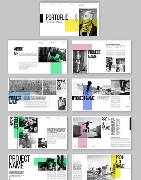 Indesign Layout, Freelance Website, Mises En Page Design Graphique, Graphic Design Portfolio Layout, Portfolio Photo, Presentation Slides Design, Graphic Portfolio, 포트폴리오 레이아웃, Buch Design