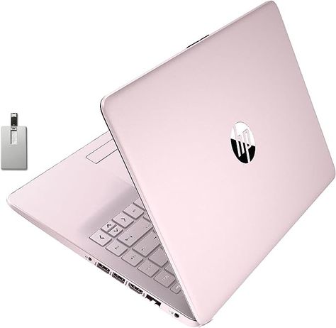 HP 2022 Stream 14" HD BrightView Laptop Hp Pink Laptop, Hp Laptop Aesthetic, Pink Hp Laptop, Good Laptops, Laptop Png, Pink Computer, Hp Laptops, Cute Laptop, Laptop Hp