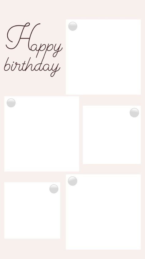 Happy Birthday Collage Template, Cute Birthday Instagram Stories, Instagram Birthday Post, Telefon Hacks, Happy Birthday Icons, Birthday Icon, Happy Birthday Best Friend, Happy Birthday Wishes Photos, Birthday Captions Instagram