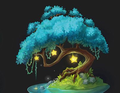 Check out new work on my @Behance portfolio: "Magic tree" http://be.net/gallery/82868811/Magic-tree Magical Tree Concept Art, Magic Tree Drawing, Magic Tree Illustration, Magic Plants Art, Magical Tree Art, Magical Tree Drawing, Fantasy Plants Art, Cute Tree Drawing, Tree Character Design