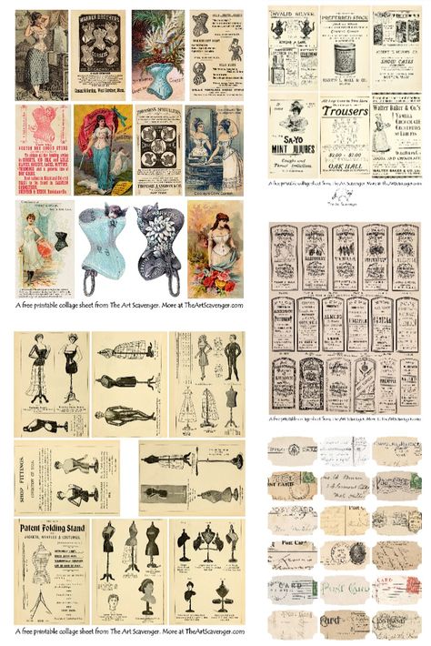 Digital Journal Pages Free, Digital Collage Sheets Free Ephemera, Junk Journal Paper Free Printable, Journal Ephemera Free Printable, Free Art Journal Printables, Free Printable Junk Journal Labels, Scrapbook Cutouts Free Printable, Vintage Junk Journal Ephemera, Free Junk Journal Ephemera