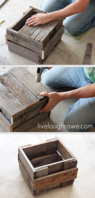 Diy Pallet Planters Outdoor, Diy Wood Planter Box, Pallet Planters, Planter Box Designs, Diy Wood Planters, Pallet Planter Box, Outdoor Woodworking Projects, Pallet Boxes, Pallet Storage