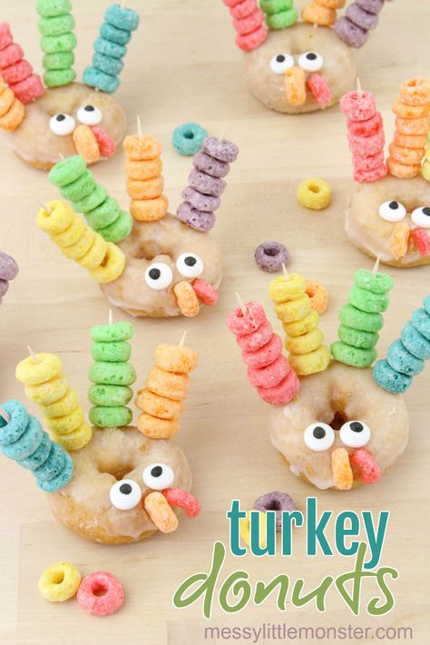 Easy Thanksgiving Treats, Thanksgiving Treats For Kids, Turkey Activity, Thanksgiving Snacks, Thanksgiving School, Activity For Preschoolers, Treats For Kids, Thanksgiving Preschool, Thanksgiving Treats