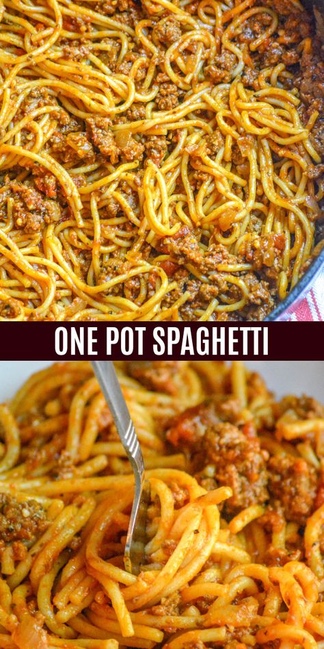 Dinner Spaghetti, One Pot Spaghetti, Protein Dinner, Easy Spaghetti, Spaghetti Recipes, Master Chef, Easy Appetizer Recipes, Idee Pasto Sano, To The Rescue