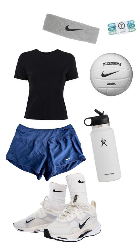 Volleyball fit Athletic Wear Outfits, Mode Tennis, Gymwear Outfits, Tennis Outfits, Bola Basket, Soccer Outfits, Cute Gym Outfits, Cute Nike Outfits, Fitness Wear Outfits