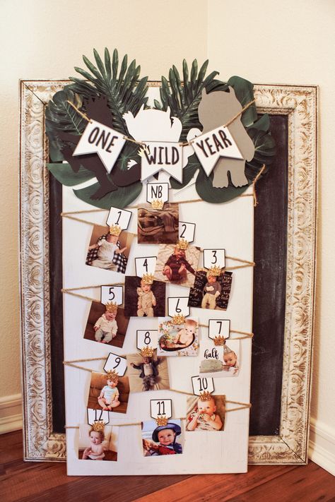 First Birthday Party Wild One, Wild Thing First Birthday, Safari Birthday Party One Year, Wild One Theme Birthday Party, First Birthday Themes Wild One, Wild Things 1st Birthday Party, 1st Birthday Boy Safari Theme, Zoo Themed First Birthday Party, First Safari Birthday Party