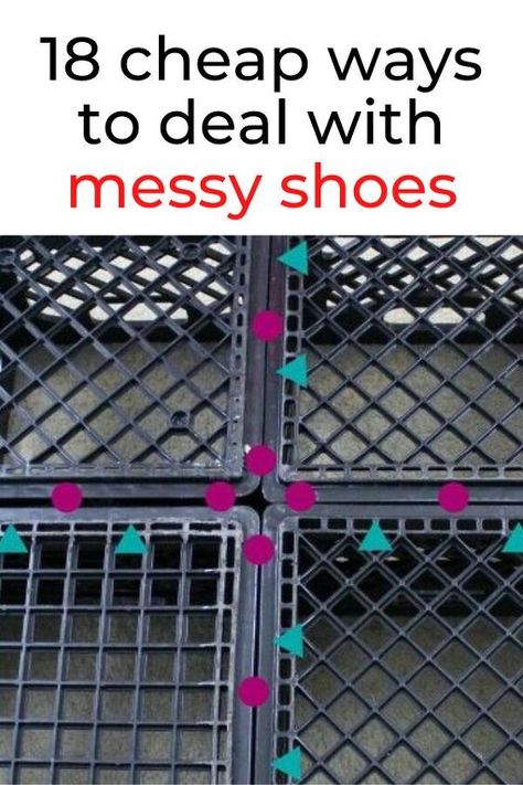 Organize your entryway on a budget with these easy shoe storage ideas. Quick diy ideas to organize your shoes and keep your hallway clean. easy shoe storage tips. #hometalk Storage Bin For Shoes, Shoe Bins Entryway Baskets, Above Closet Shoe Storage, Dirty Shoe Storage, Back Porch Shoe Storage Ideas, Shoe Storage For Mens Shoes, Classroom Shoe Storage, Diy Vertical Shoe Storage, Dog Proof Shoe Storage