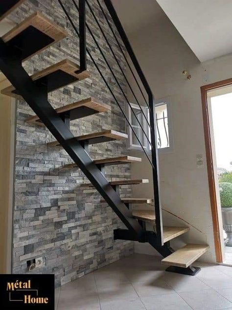 Barndominium Bedroom, Industrial Staircase Design, Trolls Velvet, Veneer Fanart, Affordable Barndominium, Veneer Trolls, Steel Stairs Design, Industrial Staircase, Industrial Stairs