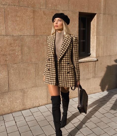 Nyc Outfits, Europe Outfits, Look Blazer, Zara Blazer, Elegante Casual, Paris Outfits, Outfits Invierno, Inspiration Mode, Outfit Inspo Fall