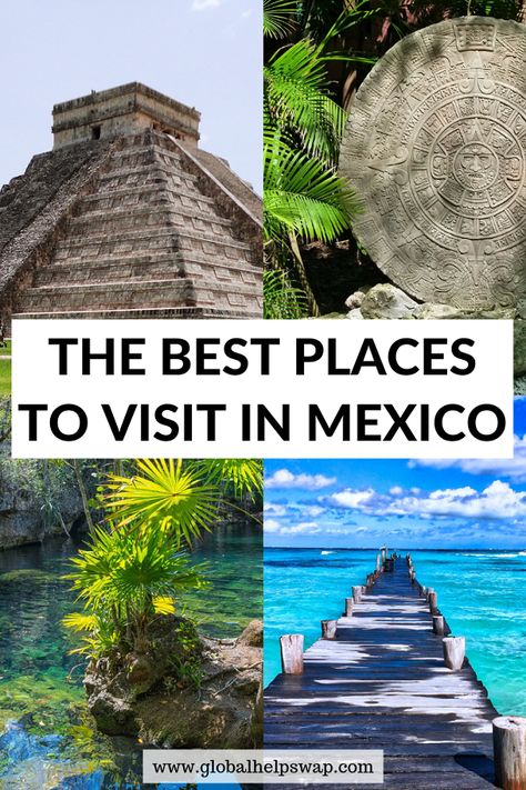 Places To Go In Mexico, Best Places In Mexico To Travel, Oxacana Mexico Travel, Best Places In Mexico, One Week In Mexico, Places To Travel In Mexico, Mexico Travel Itinerary, Cities In Mexico, Mexico City Vacation