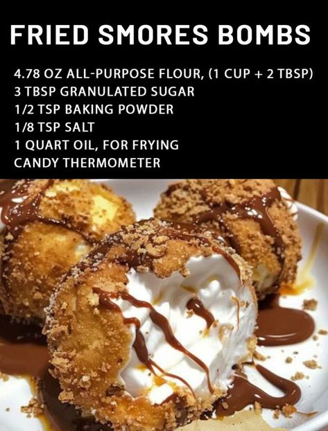 Search Results for “Fried Smores Bombs” Pie, Deep Fried Smores, Fried Smores Balls, Fried Smores, Dessert Individual, Deep Fried Desserts, Monday Dinner, Fried Dessert, Smore Recipes