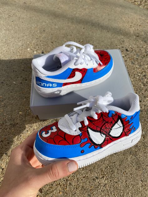 Custom Baby Shoes Boys, Custom Shoes Kids, Kids Custom Shoes, Tenis Air, Custom Baby Shoes, Tenis Air Force, Shoes For Toddlers, Custom Sneakers Diy, Air Force 1 Shoes