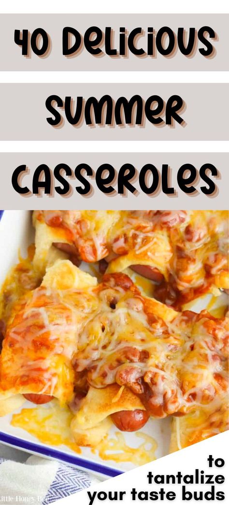 Are you looking for a delicious and crowd-pleasing dish to make this summer? Look no further! We have 50 easy summer casserole recipes that will tantalize your taste buds. So bust out your trusty 9×13 and enjoy the fresh flavors of summer in one of these delicious bakes. Easy Food Ideas For A Crowd, Best Quick Recipes, Food For Crowds Easy, Main Dishes For A Crowd Potlucks, Casseroles For Crowds, Family Potluck Recipes, Man Casserole Recipes, Main Dish Dinner Ideas, What To Make For A Crowd