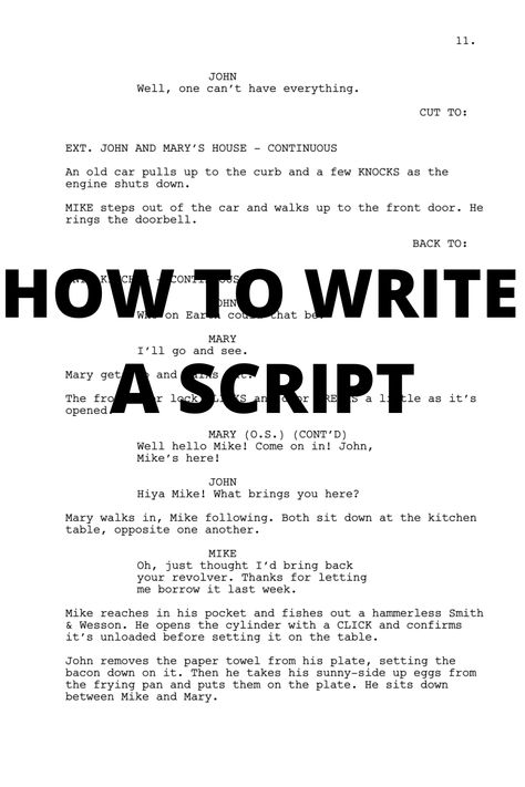 Check out this blog post to learn how to write a script. How To Write Screenplay, Writing A Movie Script, Write A Script, Compare And Contrast Essay, Tv Writing, Screenwriting Tips, Screenplay Writing, Writing Scripts, Film Tips