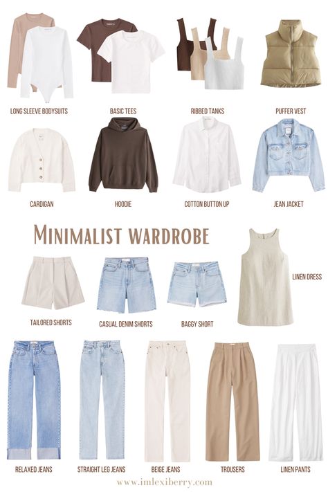 Outfit Inspirations Minimalist, Minimal Style Outfits, Chic Capsule Wardrobe, Minimalist Wardrobe Capsule, Capsule Wardrobe Casual, Capsule Wardrobe Women, Fashion Capsule Wardrobe, Everyday Fashion Outfits, Quick Outfits