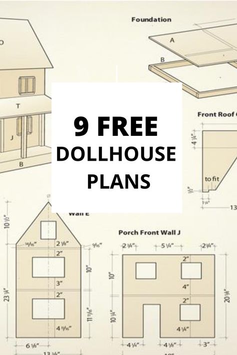 Dollhouse Measurements, Build A Dollhouse, Dollhouse Woodworking Plans, Homemade Dollhouse, Dollhouse Plans, Wooden Dollhouse Kits, Dollhouse Decorating, Cardboard Dollhouse, Diy Barbie House