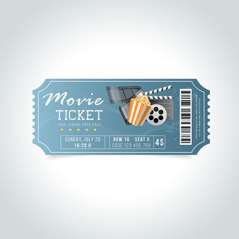 Ticket Cinema, Ticket Design Template, Halloween Invitaciones, Design Entrance, Carnival Show, Carnival Tickets, Fair Tickets, Eid Stickers, Movie Ticket