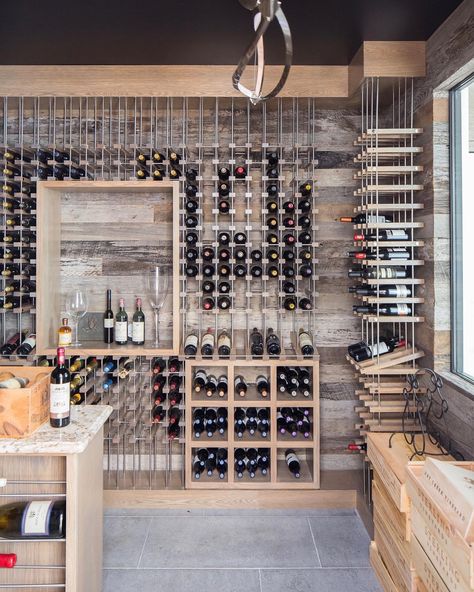 Wood Wine Cellar, Southwestern House, Contemporary Wine Cellar, Wood Shiplap, Tonights Dinner, Glass Wine Cellar, Modern Southwestern, Shiplap Walls, Wine Cave