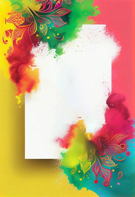 Free Happy Holi Festival Poster Colour Festival Poster, Happy Holi Template, Arts Festival Poster Backgrounds, Holi Colour Background, Holi Invitation Card Template, Happy Holi Poster Design, Holi Selfie Ideas, Holi Poster Graphic Design, Holi Festival Video