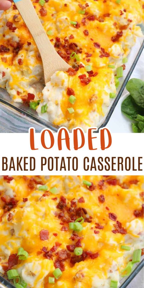 Bake Potato Casserole Loaded, Best Sides With Turkey, Potato Side Dishes For Thanksgiving, Potato Recipe Thanksgiving, Easy Thanksgiving Potatoes, Thanksgiving Easy Recipes Side Dishes, Quick Christmas Side Dish, Sides To Take To A Party, Thanksgiving Potato Dishes