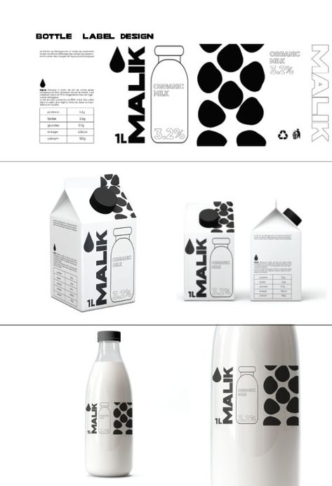 milk packaging, adobe illustrator, packaging design Milk Packing Design, Chocolate Milk Packaging Design, Soy Milk Packaging Design, Kitchen Packaging Design, Milk Branding Design, Milk Packaging Design Boxes, Milk Graphic Design, Milk Design Packaging, Milk Logo Design