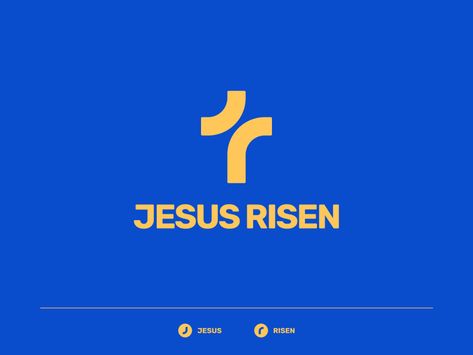 Ministry Branding, Trinity Logo, Jesus Risen, Church Logo Design, Youth Logo, Church Branding, Podcast Logo, Dynamic Logo, Jesus Is Risen