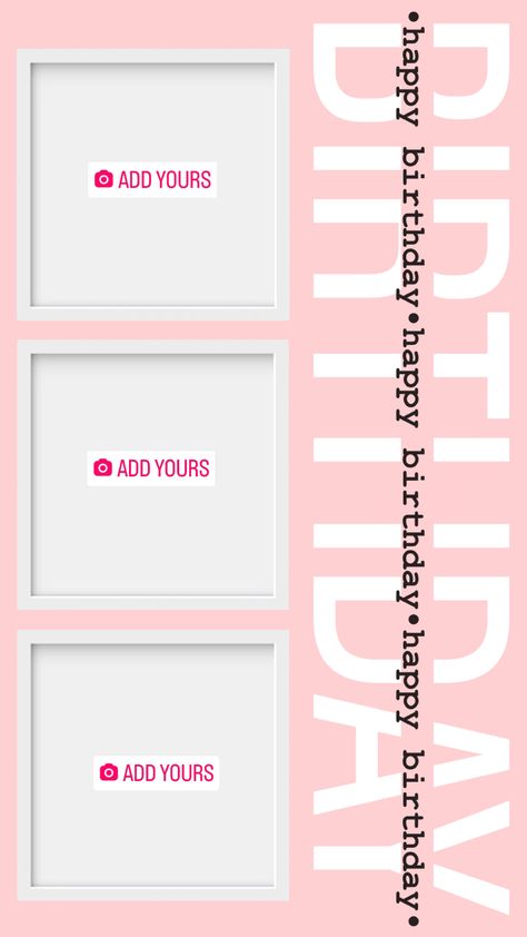 Birthday Template Ig Story, Cute Birthday Template Instagram, Birthday Story Templates Instagram, Instagram Pic Template, Cute Insta Templates, Cute Designs For Instagram Story, Insta Birthday Story Template, Stories For Birthday Instagram, Birthday Instagram Template Story