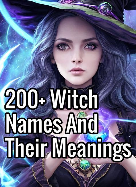 200+ Witch and Pagan Names and Their Meanings Cool Witchy Drawings, Finding Your Witch Name, Tattoo Ideas For Witches, Witch Hair Braids, Familiars Witch Animal Names, Witchy Words List, How To Pick A Witch Name, Witches Names Woman, Witch Coven Names