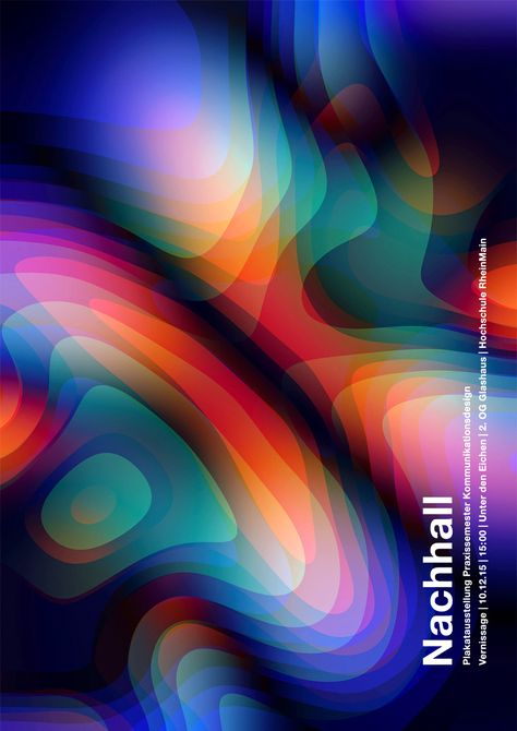 Nachhall – Plakatausstellung Belek, Heat Map, Graphisches Design, 타이포그래피 포스터 디자인, Plakat Design, Gradient Design, Grafic Design, Creative Poster Design, Arte Inspo