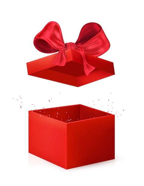 Vector red open gift box. birthday or ch... | Premium Vector #Freepik #vector #gift-3d #present-box #red-gift #red-box Open Gift Box Ideas, Open Box Gift Ideas, Red Gift Box Ideas, Opening Presents Christmas, Christmas Fashion Photography, Behavior Quotes, Gift Drawing, Gift Vector, Red Gift Box