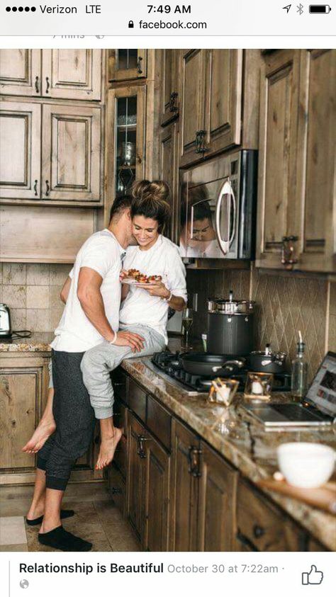 Couple Goals and Poses in the kitchen. Cuz you can get romantic and start cuddling anywhere anytime! #couples #coupleshoot #couplegoals #cutecouples #romance #romantic #couplephotography #relationship #relationshipgoals #cuddling #lovers Relationship Aesthetic, Date Night Ideas, Hello Fashion, Boyfriend Goals, The Perfect Guy, Photo Couple, Night Ideas, Jolie Photo, Family Goals