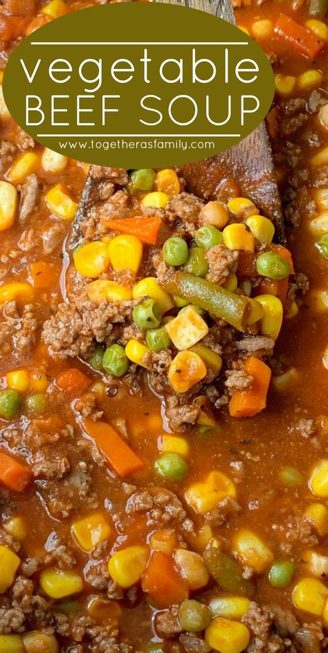 Vegtable Beef Soup, Veg Beef Soup, 30 Minute Soup Recipes, Steak Soup Recipes, Beef Veggie Soup, Couple Surprise, Easy Vegetable Beef Soup, Homemade Vegetable Beef Soup, Beef Cubed Steak