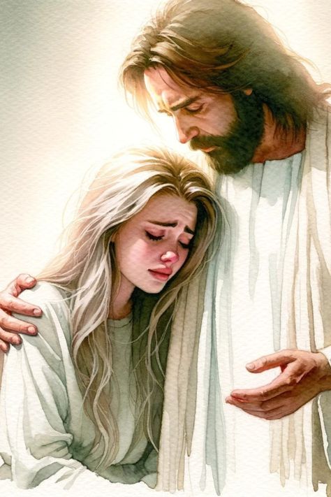 Jesus Christ art about coming back to God Prodigal Daughter, Jesus Love Images, Lds Pictures, Jesus Christ Illustration, Jesus Drawings, Jesus Artwork, Christian Paintings, Jesus Christ Artwork, Christian Quotes God