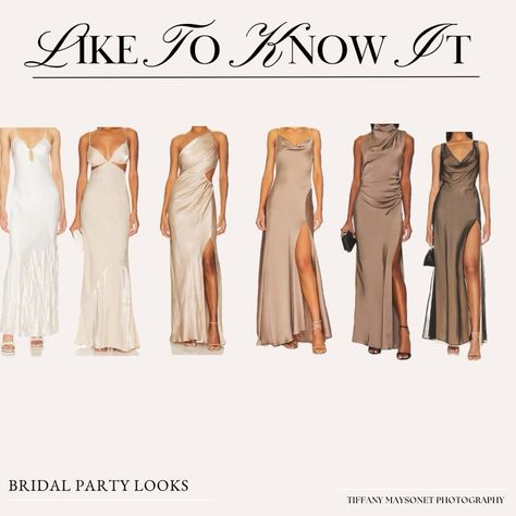 Shirley Maxi Dress in Champagne curated on LTK Gold Tone Bridesmaid Dresses, Neutral Color Wedding Guest Dress, Mismatched Brown Bridesmaid Dresses, Champagne Colour Bridesmaid Dresses, Bridesmaid Dresses Bronze, Greige Bridesmaid Dresses, Earth Tones Bridal Party, Shades Of Champagne Bridesmaid Dresses, Mixed Neutral Bridesmaid Dresses