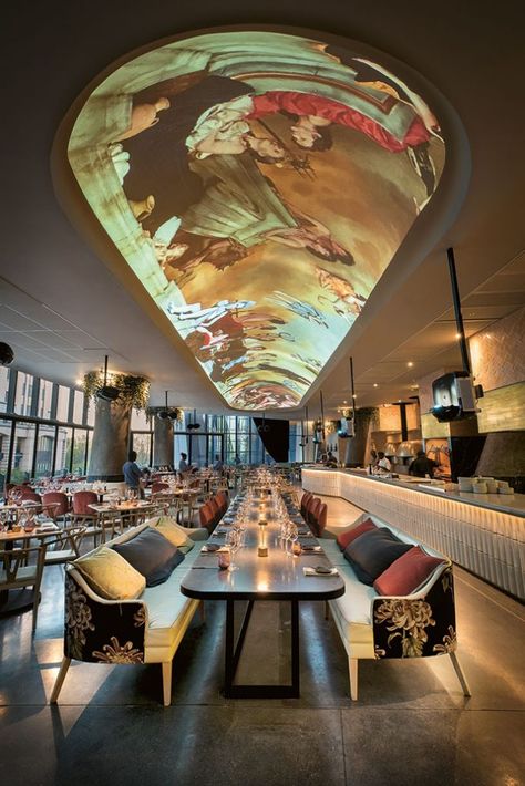 Restaurant Concept Ideas, Pizza And Champagne, Luxury Restaurant Interior, Architecture Restaurant, New Pizza, Bar Design Awards, Bar Designs, Restaurant Ideas, Luxury Restaurant