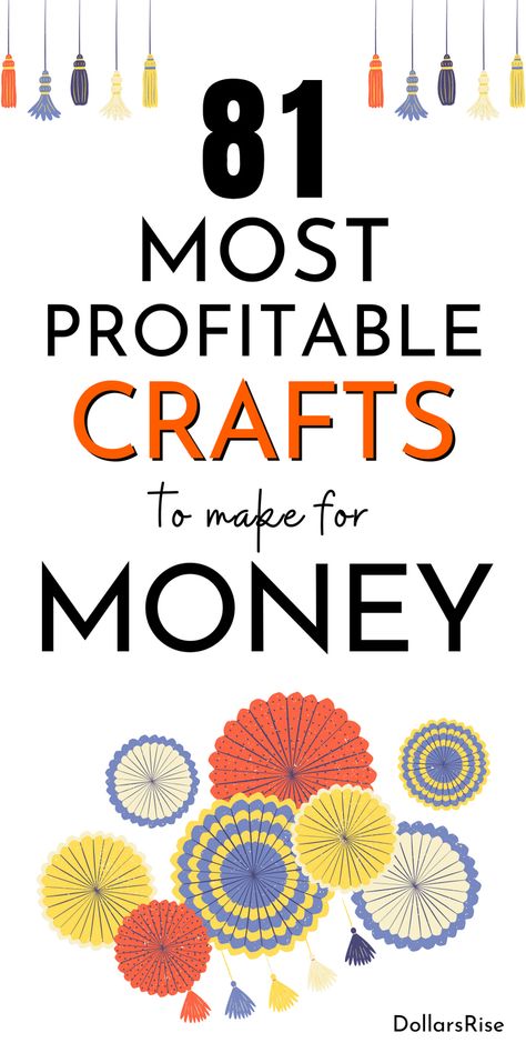 Do you like making crafts? Try selling the most profitable crafts and make money working from home. One of the best side hustle ideas for creative minds. Make your craft making hobby a money making business. Best craft ideas to make and sell! Upcycling, Selling Diy Projects Make Money, Money Making Diy Projects, Making Crafts To Sell, Crafts To Do For Adults, Things To Sell For Money, Diy That Sells, Homemade Items To Sell Ideas, Items To Make And Sell Diy