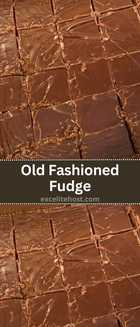 Old Fashion Fudge Recipes, Fantasy Fudge, Homemade Chocolate Fudge, Old Fashioned Fudge, Easy Chocolate Fudge, Homemade Fudge Recipes, Fudge Recipes Chocolate, Fudge Recipes Easy, Candy Recipes Homemade