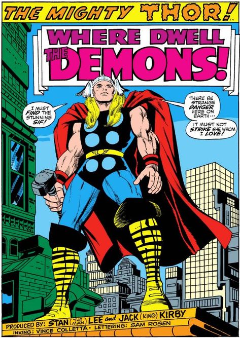 Thor Artwork, Marvel Comics Drawing, Thor Art, Jack Kirby Art, Thor Comic, Marvel Comics Covers, The Mighty Thor, Steve Ditko, Kirby Art